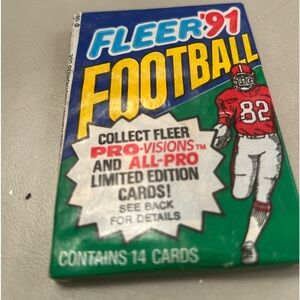 Fleer  91 football cards